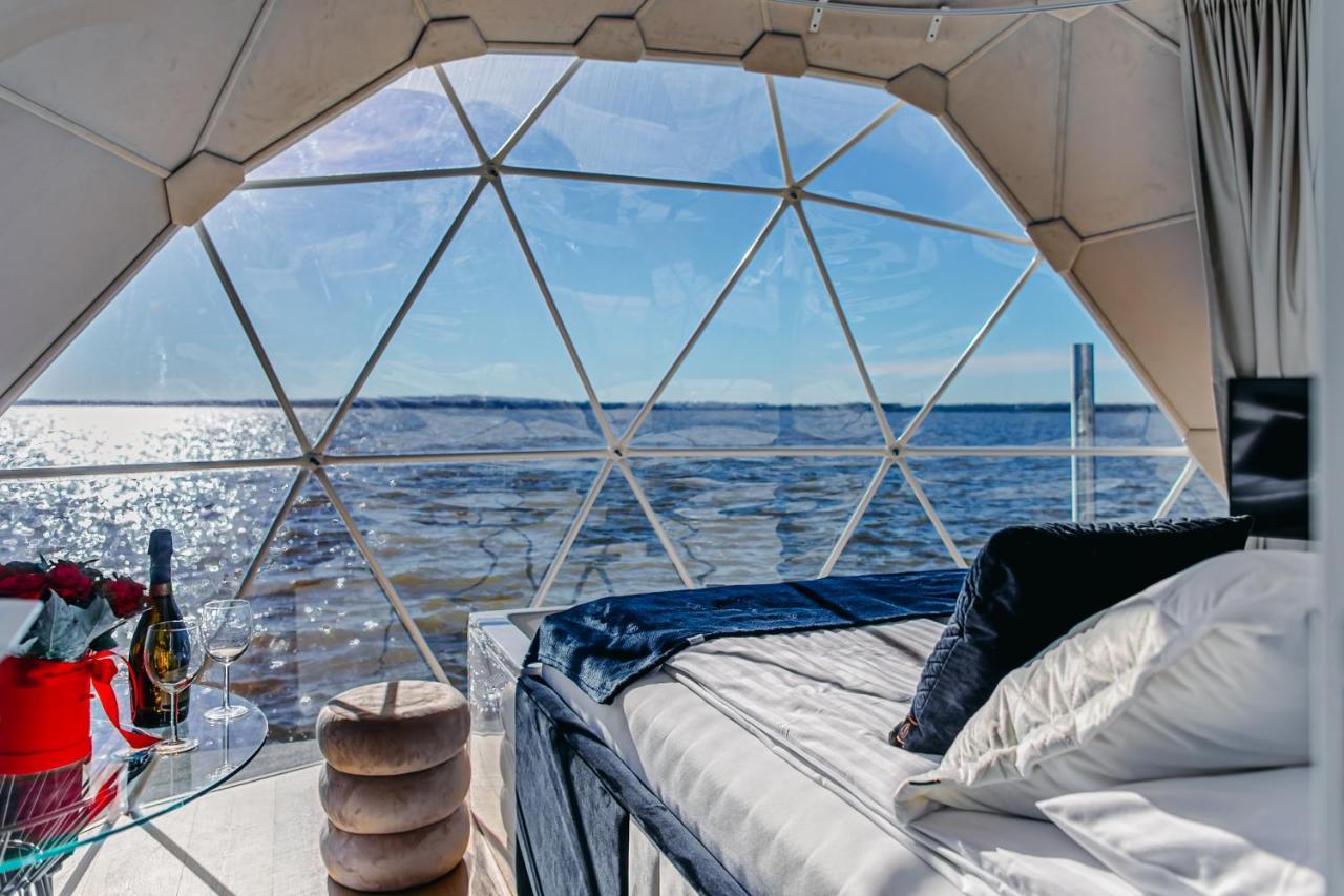 Grand Ht Houseboats - Domki Na Wodzie - Sauna, Jacuzzi, Kominek Mielno  Exterior photo